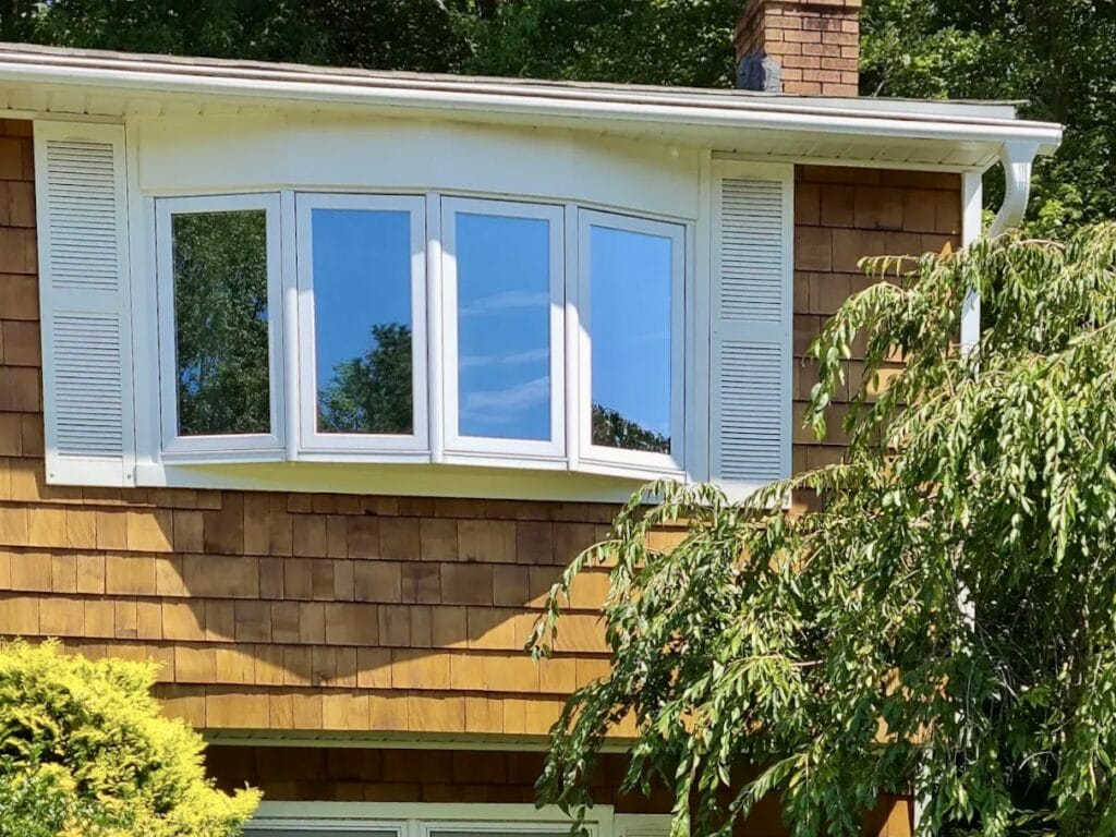 local Boardman house with brown siding